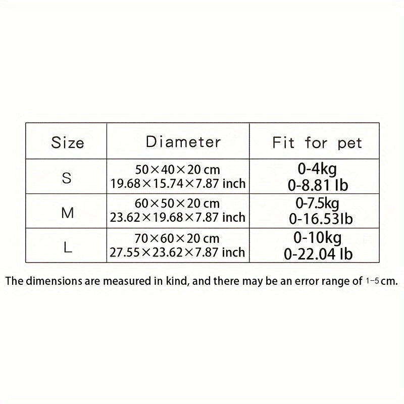 Cozy Checkered Pet Bed for Dogs & Cats - Removable Washable Polyester Nest, All-Season Indoor Comforter-Style Bedding with Vacuum Packaging for Easy Storage, Plush Cushion, Durable Construction, Home Pets