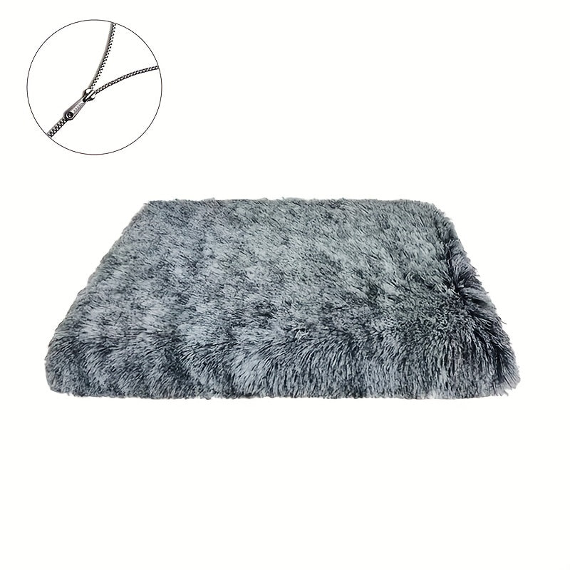 1pc Cozy Plush Dog Bed - Soft and Comfortable Pet Mat for Kennel or Crate Christmas Gift