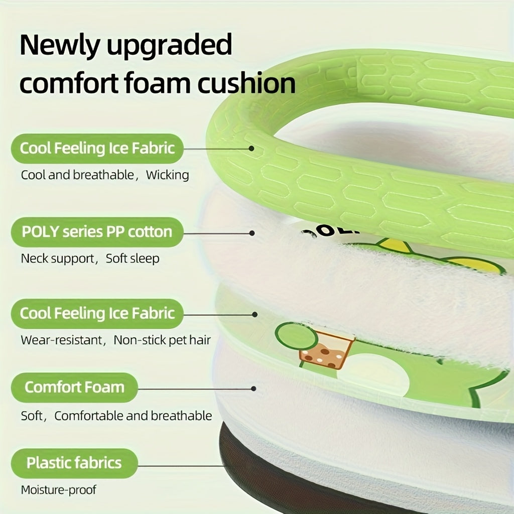 Comfy Sleeping Cushion with Breathable Design - Perfect for Extra Small to Medium Breeds and Puppies, Small to Medium Dog Cooling Bed - Super Soft