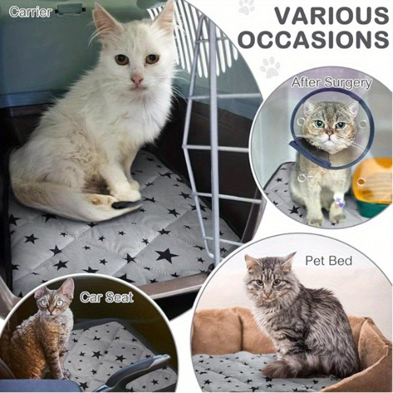 Keep Warming Cat Mat | Reusable Machine Washable for Winter | Thickened Keep Warm Pad with Cozy Padding | Thermal Pet Nest, Ideal for Small DOG & Small Cats