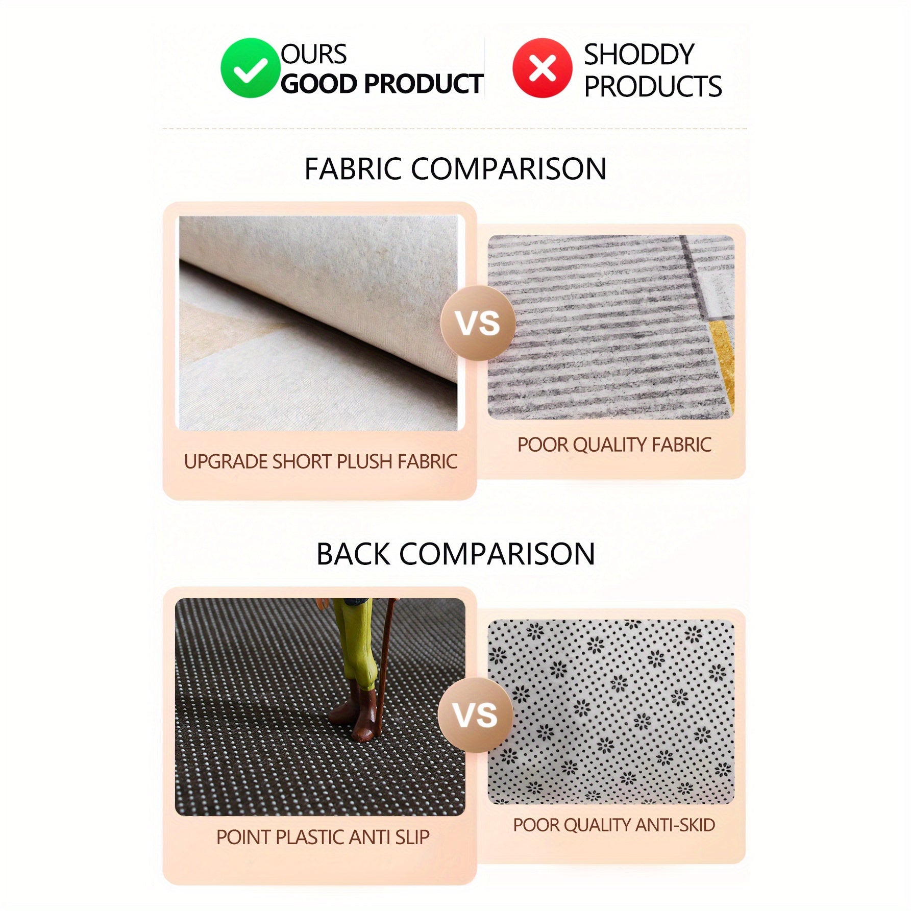 Pink Dachshund Puppy Design Plush Pet Mat - Chew-Resistant Non-Slip Large Dog Bed, Washable Polyester Kennel Pad with Playful Cartoon Hearts & Bones, Multi-Size Indoor/Outdoor Pet Mat for All Seasons, Dog Mat, Indoor Outdoor Mat, Cute Animal Prints,