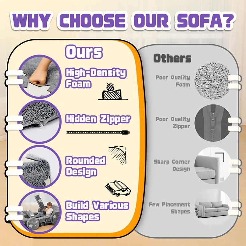 12pcs Pink Pet Bed Set - Versatile & Comfortable Memory Foam Dog Couch, Detachable Covers for Small to Large Breeds - Ideal for Play & Sleep in Living Room or Bedroom, Free Shape Combination, Sponge, Indoor Animals