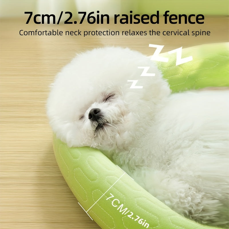 Comfy Sleeping Cushion with Breathable Design - Perfect for Extra Small to Medium Breeds and Puppies, Small to Medium Dog Cooling Bed - Super Soft