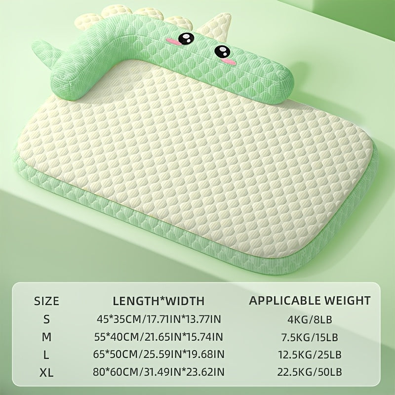 Dog Bed for Summer, Removable And Washable, Suitable for Small Breeds Like Bichon And Teddy, Featuring a Cool Mat.