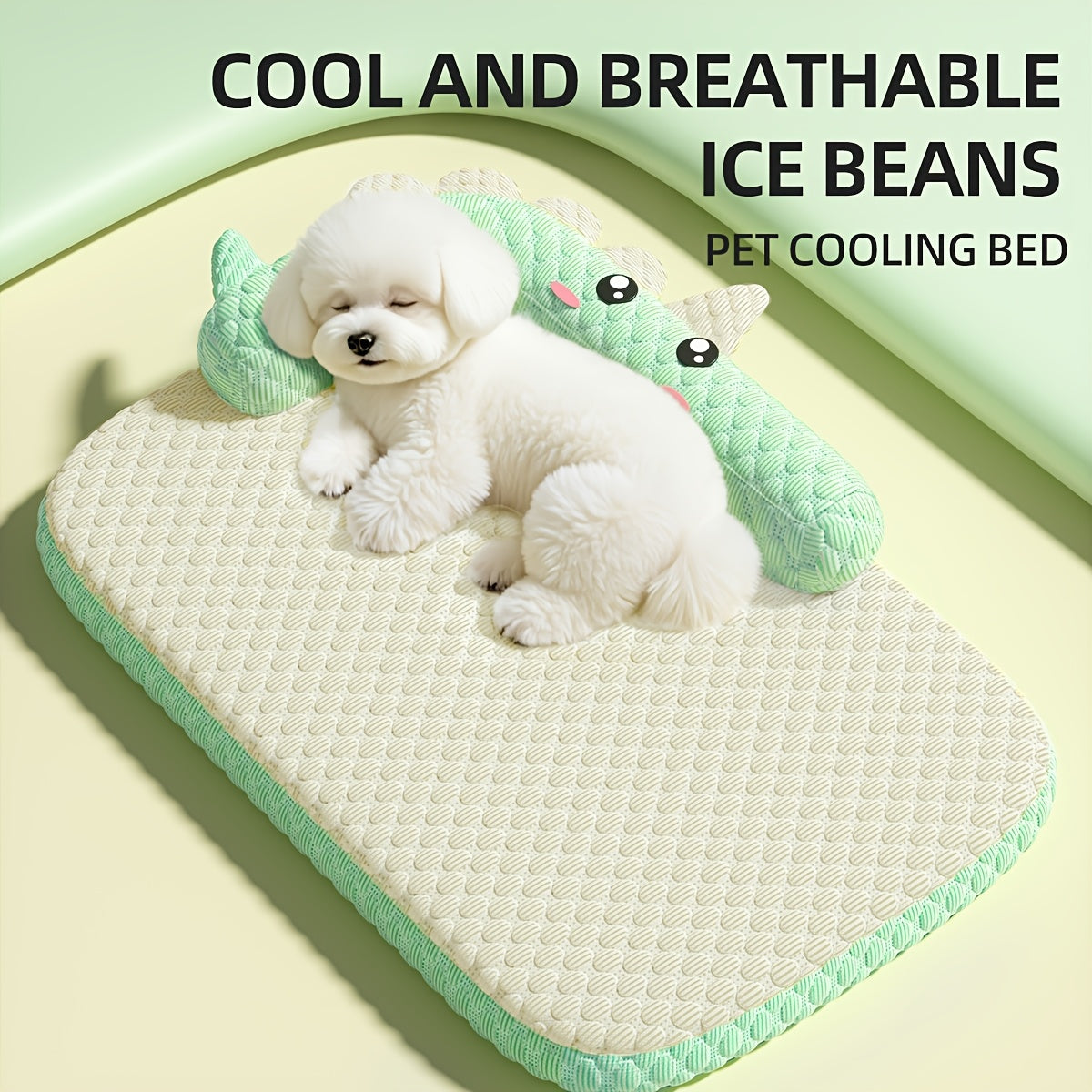 Dog Bed for Summer, Removable And Washable, Suitable for Small Breeds Like Bichon And Teddy, Featuring a Cool Mat.