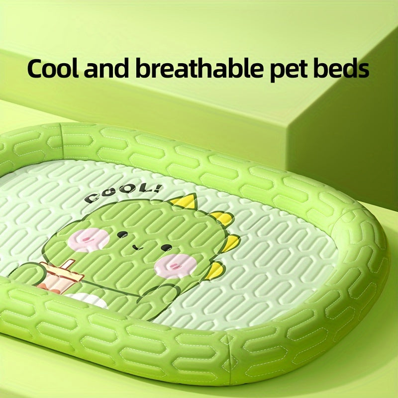 Comfy Sleeping Cushion with Breathable Design - Perfect for Extra Small to Medium Breeds and Puppies, Small to Medium Dog Cooling Bed - Super Soft