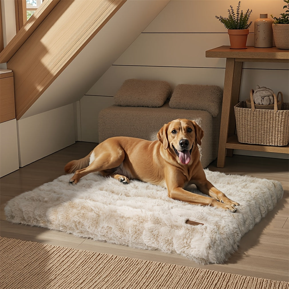 Bingopaw Large Dog Bed - Thick Foam Base & Removable Cover, Multiple Sizes (M-XXXXL), Plush Sponge Pet Bed for Medium/Small/Large Dogs & Cats, Cozy Sleeping Area with Removable Cover, Dog Bed, Cozy Pet Furniture, Plush Pet Bed, Durable Pet Furniture